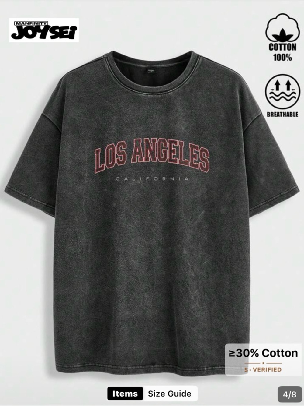 NFINITY Los Angeles California Graphic Tee Size Medium - Picture 3 of 9